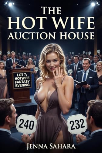 The Hot Wife Auction House book cover by Jenna Sahara