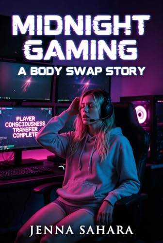 Midnight Gaming: A Body Swap Story book cover by Jenna Sahara