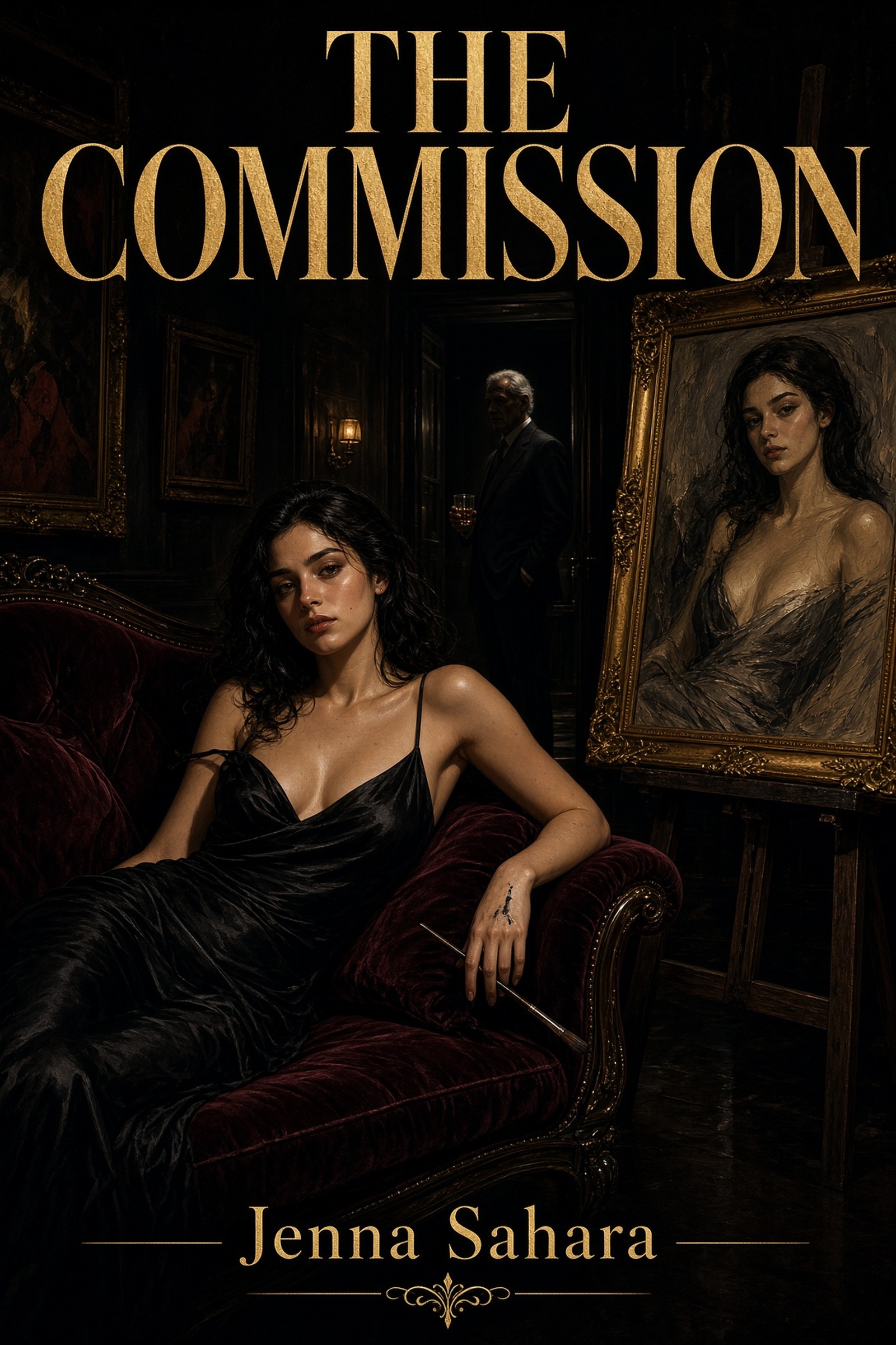 The Commission book cover by Jenna Sahara
