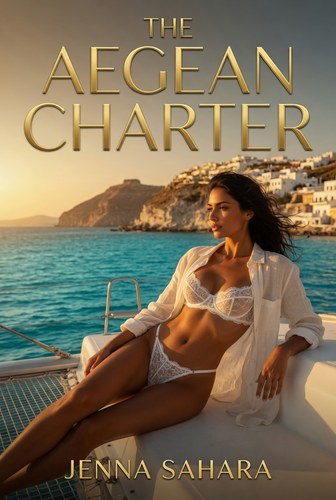The Aegean Charter book cover by Jenna Sahara
