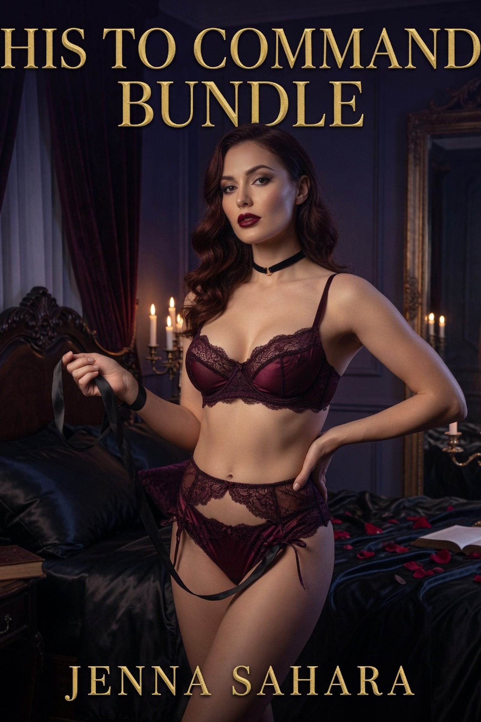 His to Command Bundle book cover by Jenna Sahara